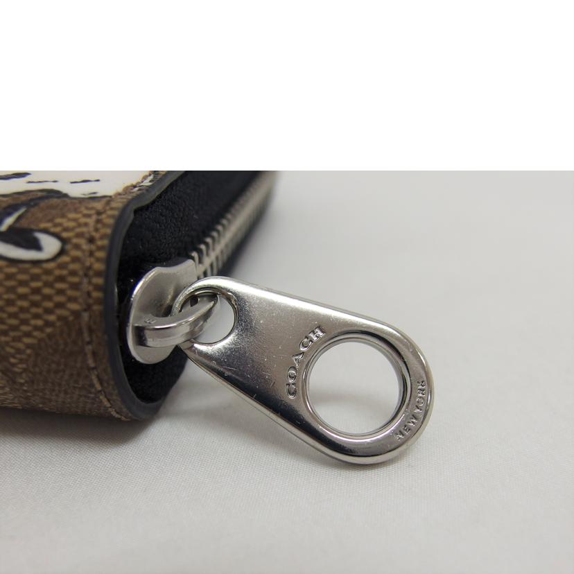 COACH コーチ/スヌーピーコラボ/ロングウォレット/C4596//D2132/Aランク/04