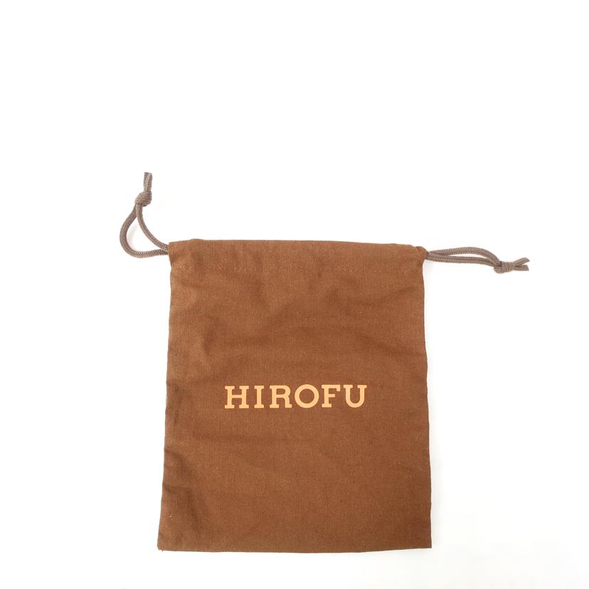 HIROFU ヒロフ/レザー二つ折り財布 ミニ財布 ライトグレー//SAランク/65