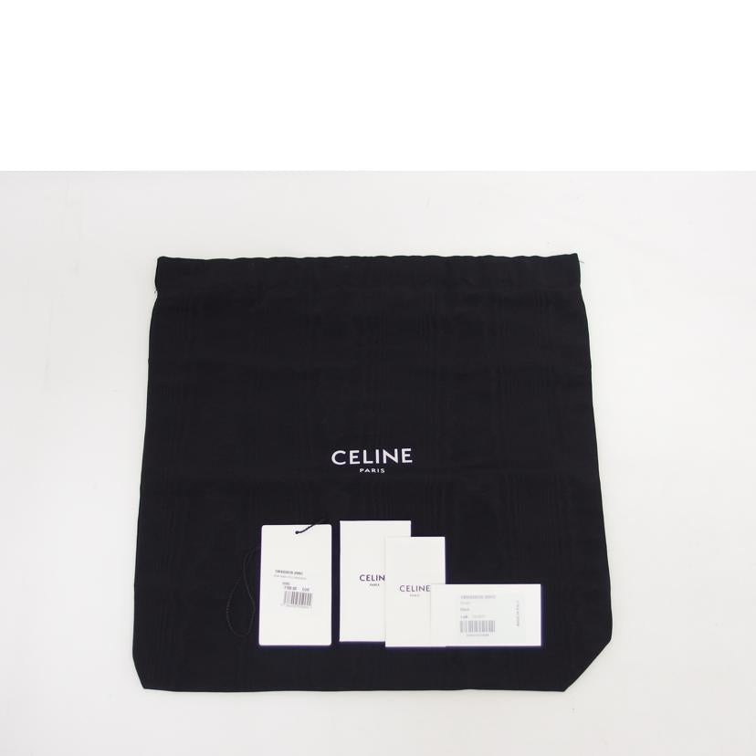 CELINE セリーヌ レザーバッグ ポシェット 肩掛けバッグ/タッセルズ/スモールショルダーバッグ/ブラック/190493BO8//Aランク/04