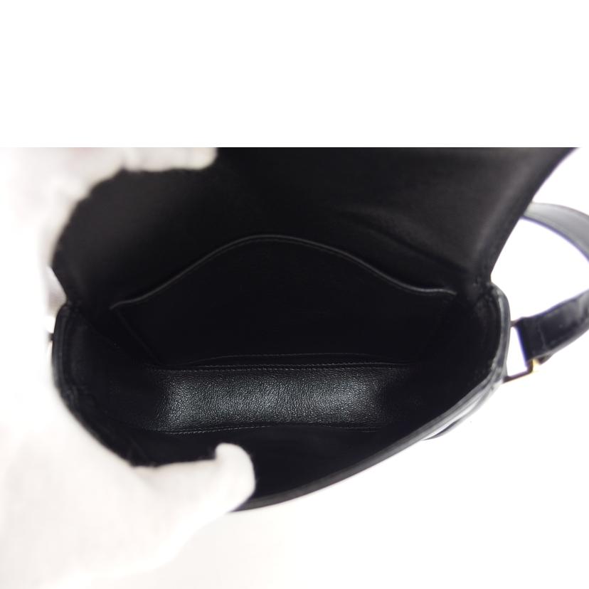 CELINE セリーヌ レザーバッグ ポシェット 肩掛けバッグ/タッセルズ/スモールショルダーバッグ/ブラック/190493BO8//Aランク/04