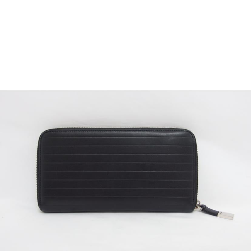 DIOR HOMME ディオールオム/ラウンドファスナー長財布/ブラック//07-BO-0197/Bランク/04