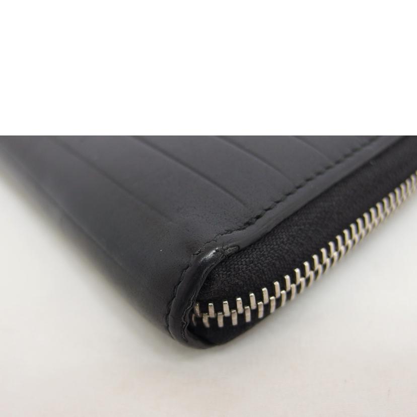 DIOR HOMME ディオールオム/ラウンドファスナー長財布/ブラック//07-BO-0197/Bランク/04