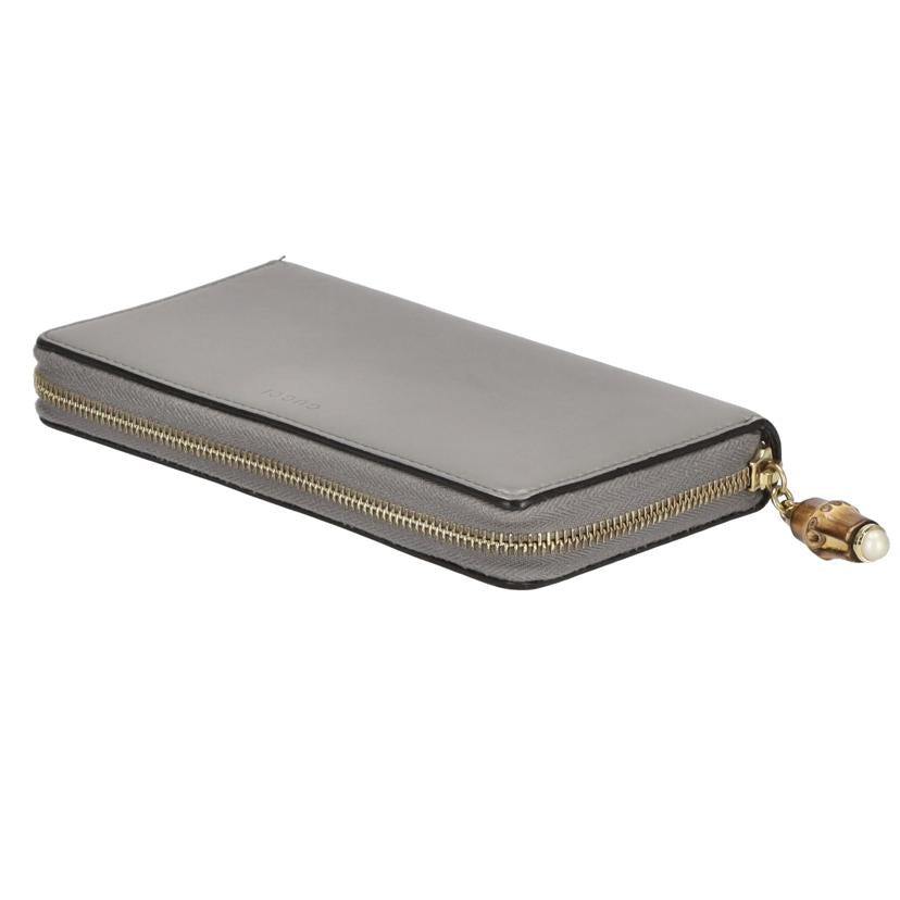 GUCCI グッチ/バンブーラウンドファスナー長財布/453158//493075/Bランク/75