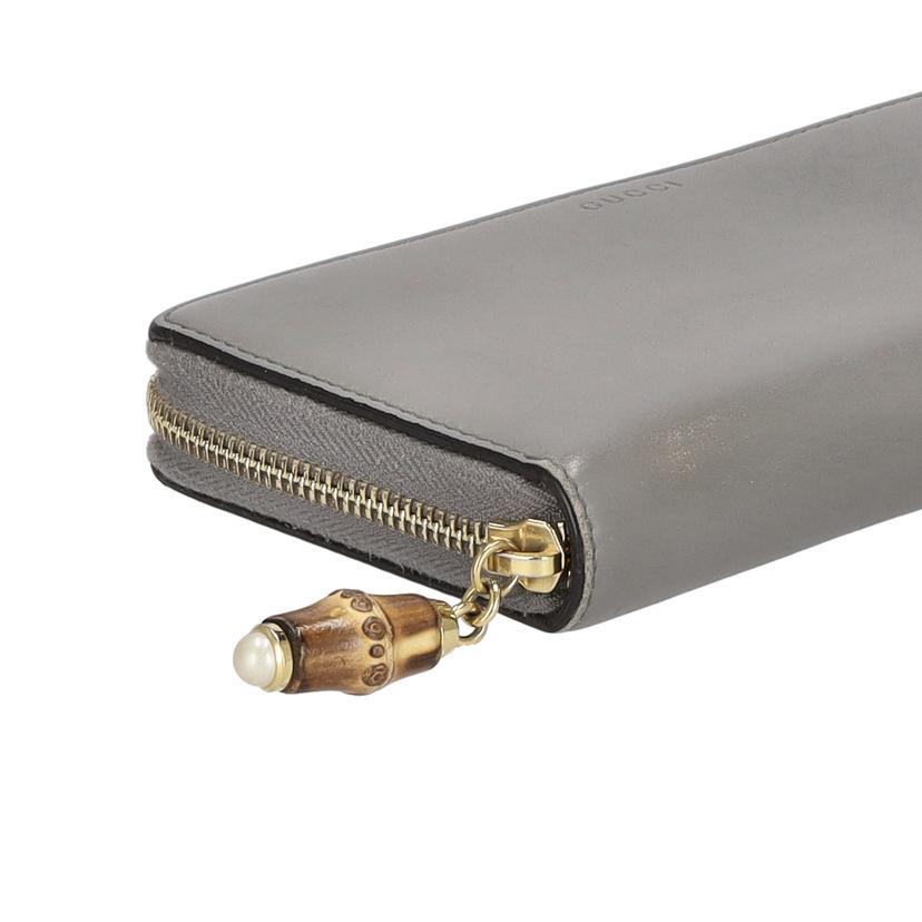 GUCCI グッチ/バンブーラウンドファスナー長財布/453158//493075/Bランク/75