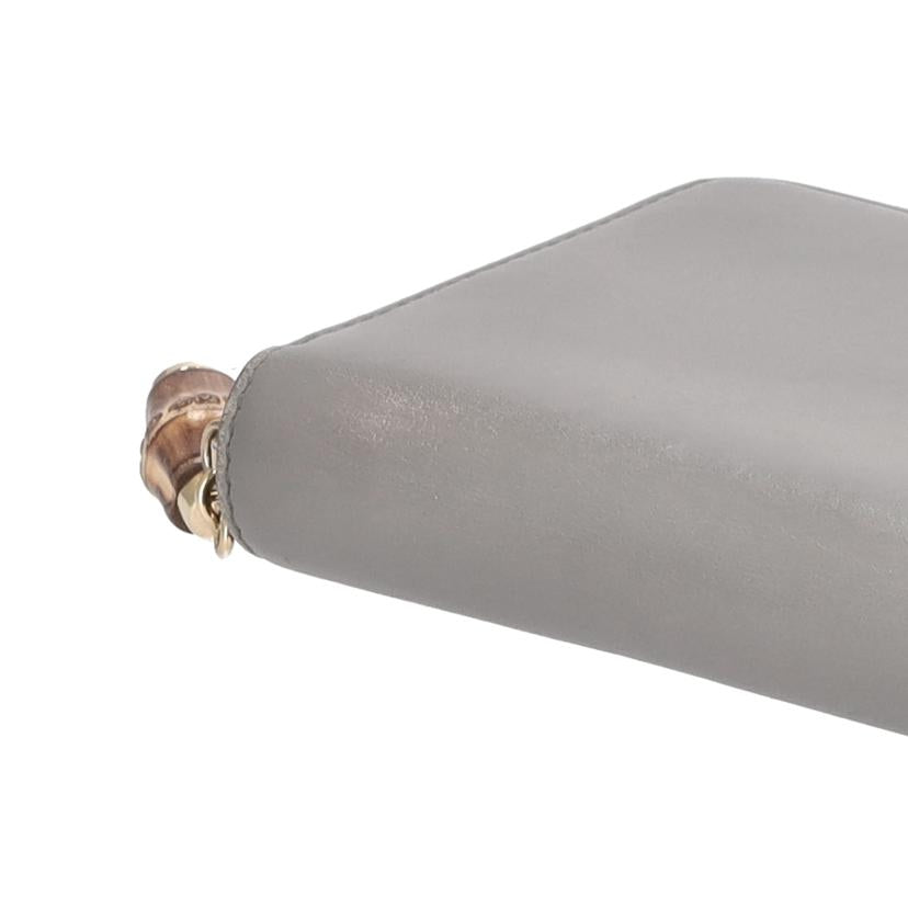 GUCCI グッチ/バンブーラウンドファスナー長財布/453158//493075/Bランク/75