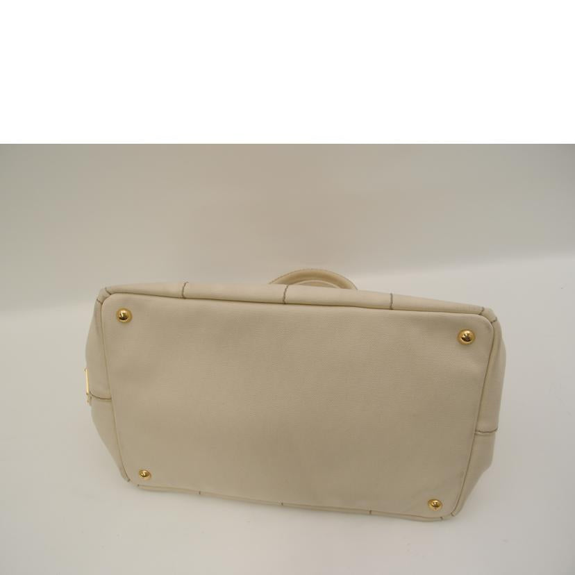 PRADA プラダ トートバッグ ハンドバッグ 2way ショルダー キャンバス 生成り色/カナパトート2way/GREZZO/1BG642//204/ABランク/69