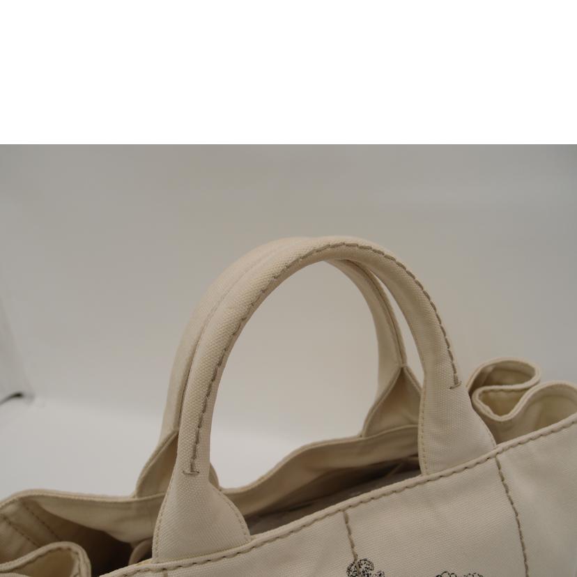 PRADA プラダ トートバッグ ハンドバッグ 2way ショルダー キャンバス 生成り色/カナパトート2way/GREZZO/1BG642//204/ABランク/69