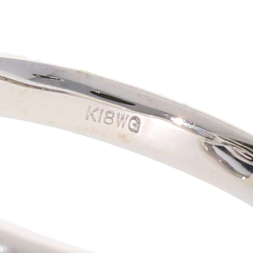 /K18WGダイヤリング0.30ct/#12/848-2//Aランク/75