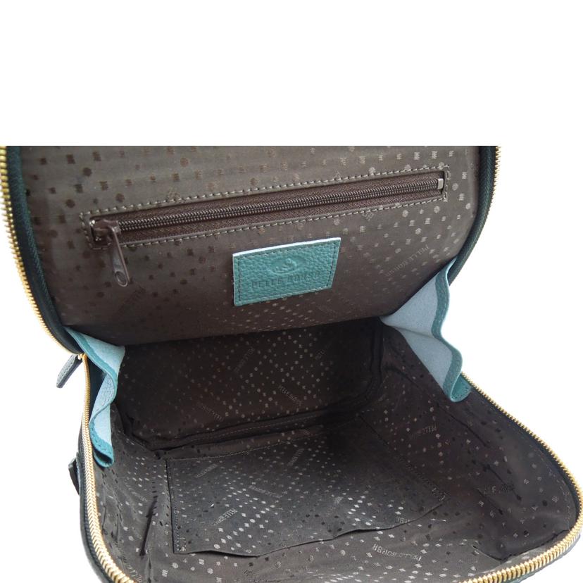PELLE BORSA ペレボルサ/PELLE BORSA レザーリュック 黒//Aランク/83