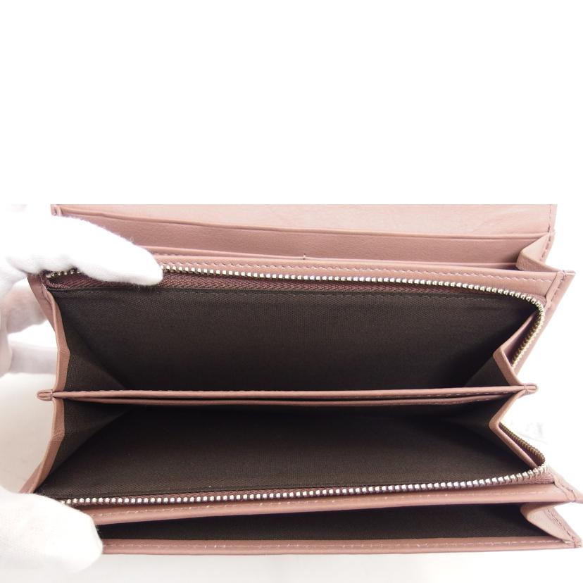 Vivienne Westwood ヴィヴィアンウエストウッド/型押しレザー二つ折り長財布/バイカラー//SAランク/04