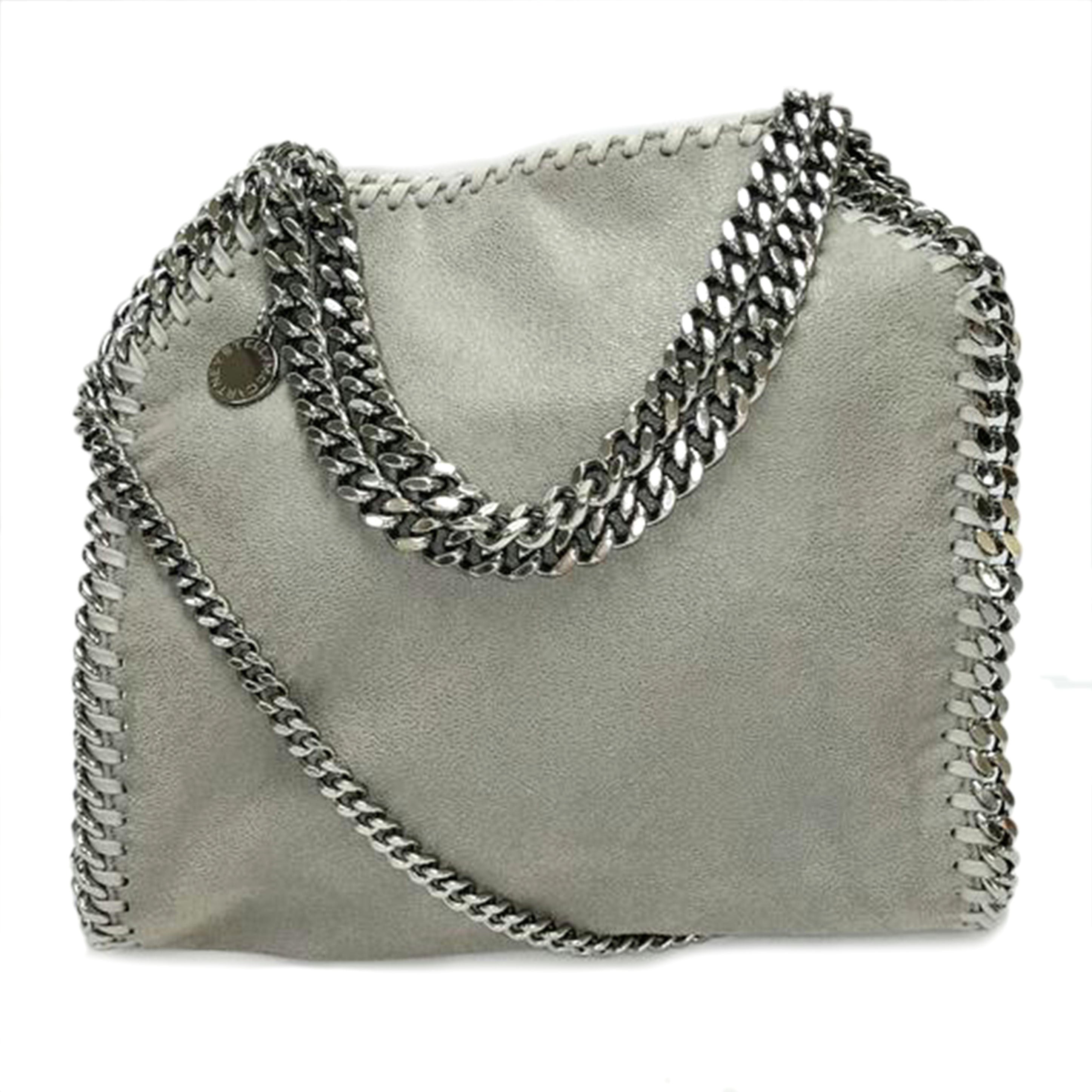 STELLA McCARTNEY ステラマッカートニー/ファラベラ ミニトートバッグ ライトグレー/371223 W9132 1220//ABランク/52