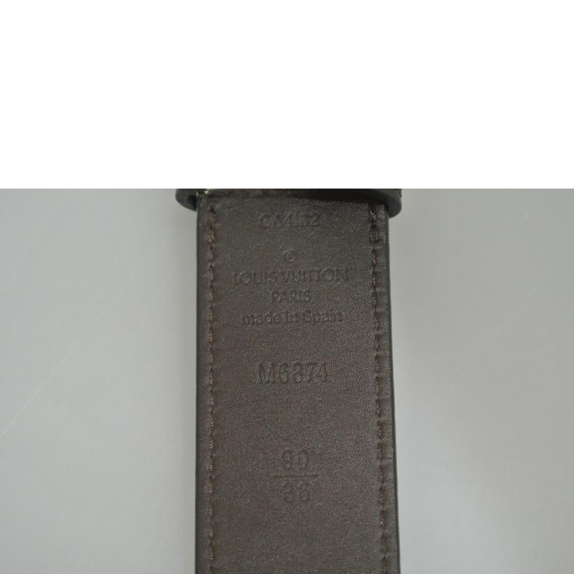 LV ルイヴィトン/サンチュールランゴ ダミエ レザーベルト/M6874//CA4132/ABランク/87