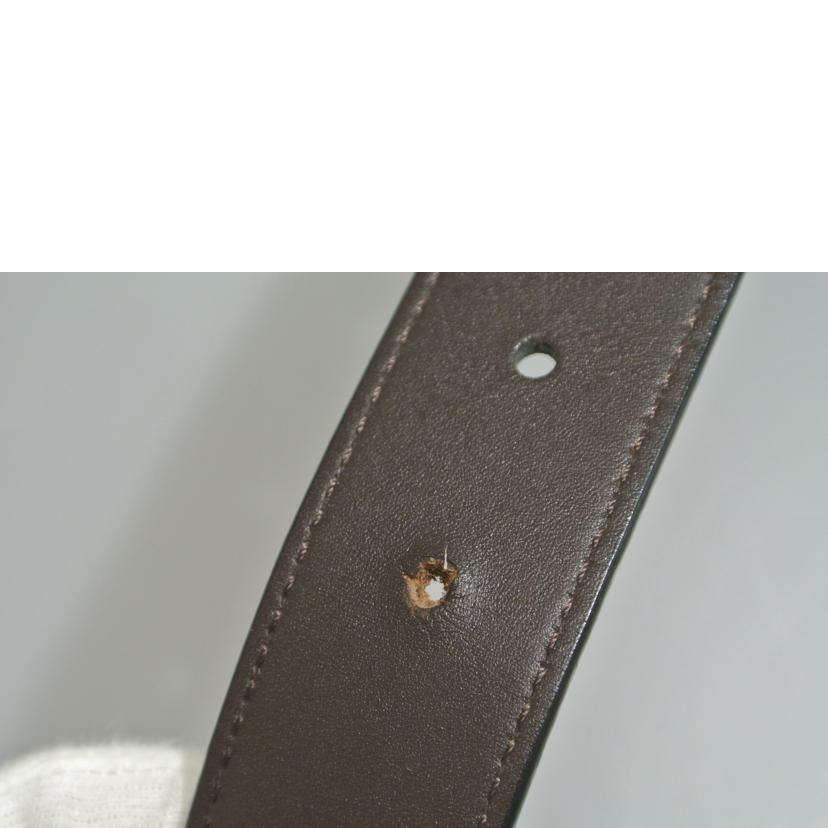 LV ルイヴィトン/サンチュールランゴ ダミエ レザーベルト/M6874//CA4132/ABランク/87