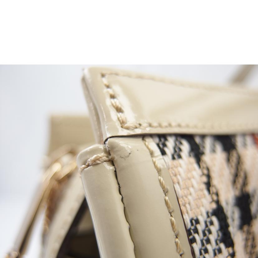 DAKS ダックス/ダックス チェック柄ハンドバック アイボリー/16-560261//ABランク/83