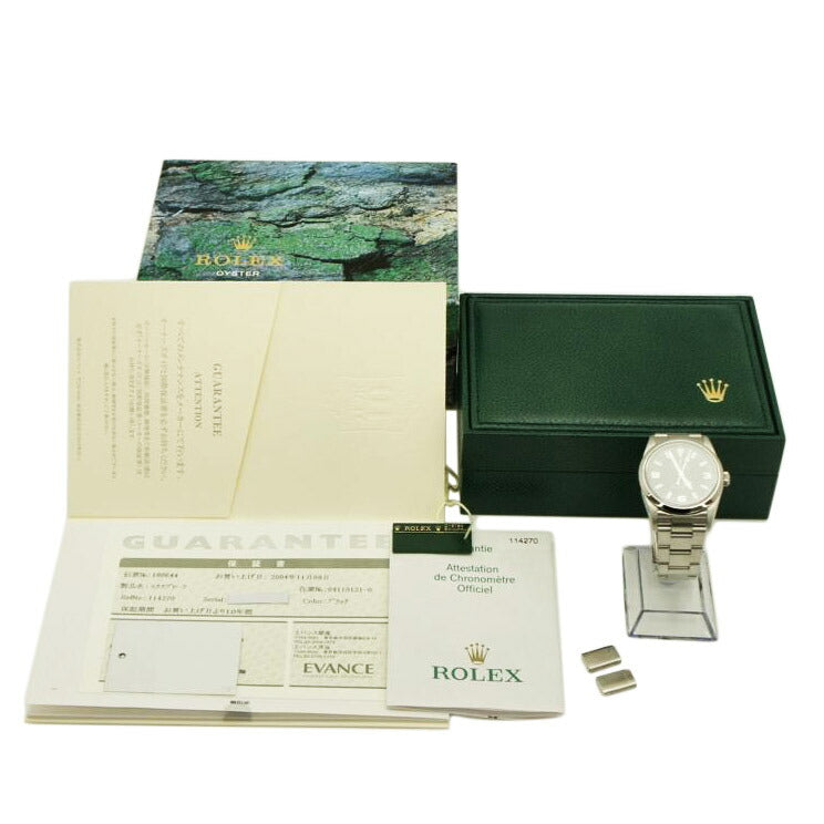 ROLEX ロレックス 腕時計 2003年頃製造 オーバーホール済 新品仕上済 ステンレス メンズ 自動巻き/エクスプローラー1/F番/114270//F65**********/Aランク/75