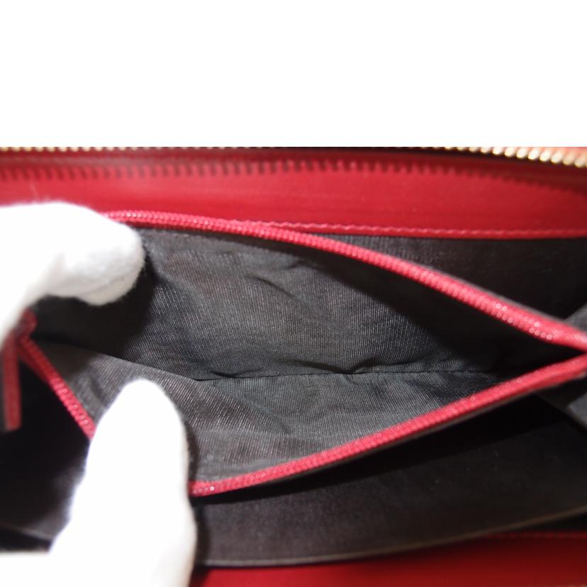 GUCCI グッチ/グッチシマラウンドジップ長財布/レッド/449864//584046/ABランク/69