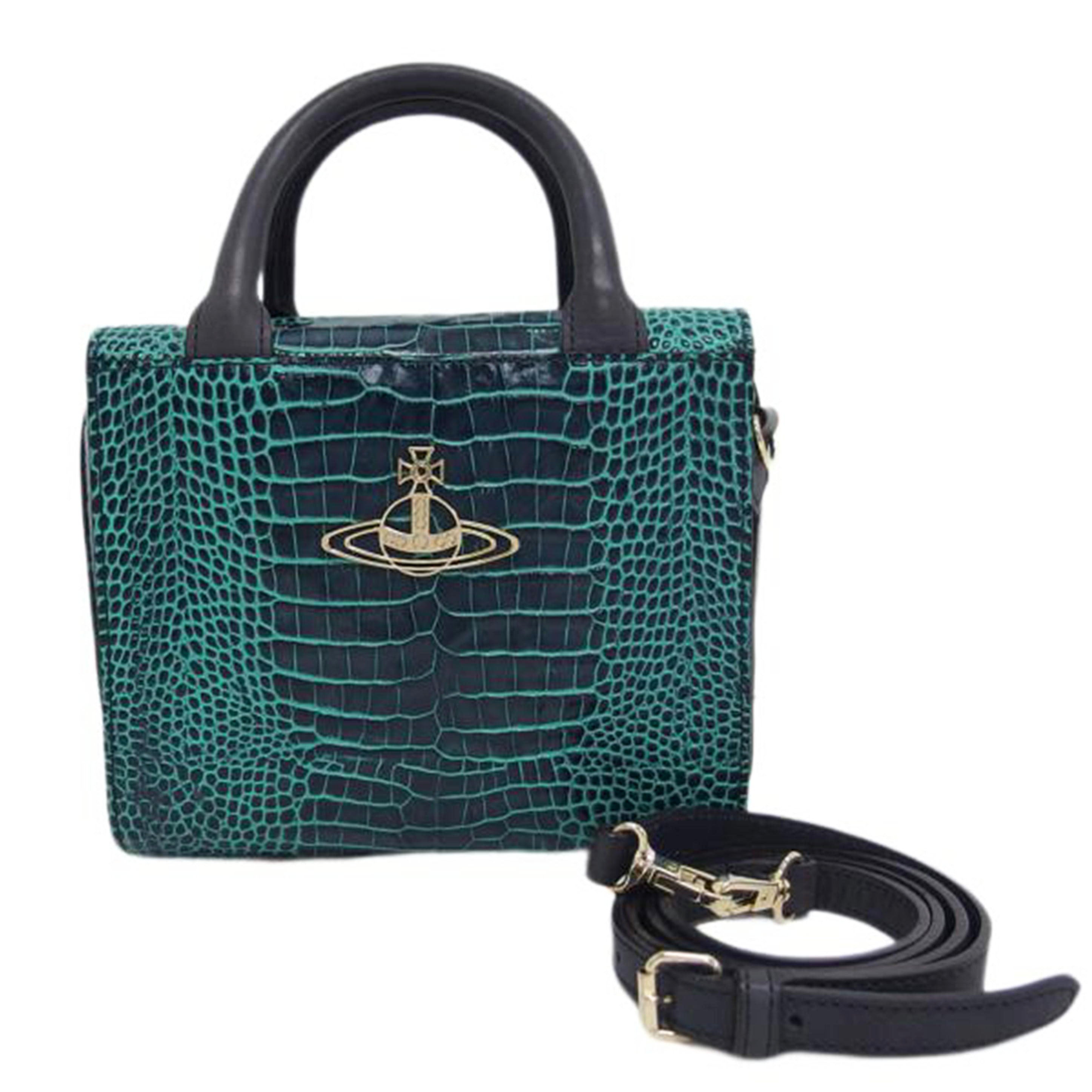 Vivienne Westwood ヴィヴィアンウエストウッド/レザークロコ型押し2WAYショルダーバッグ//ABランク/04