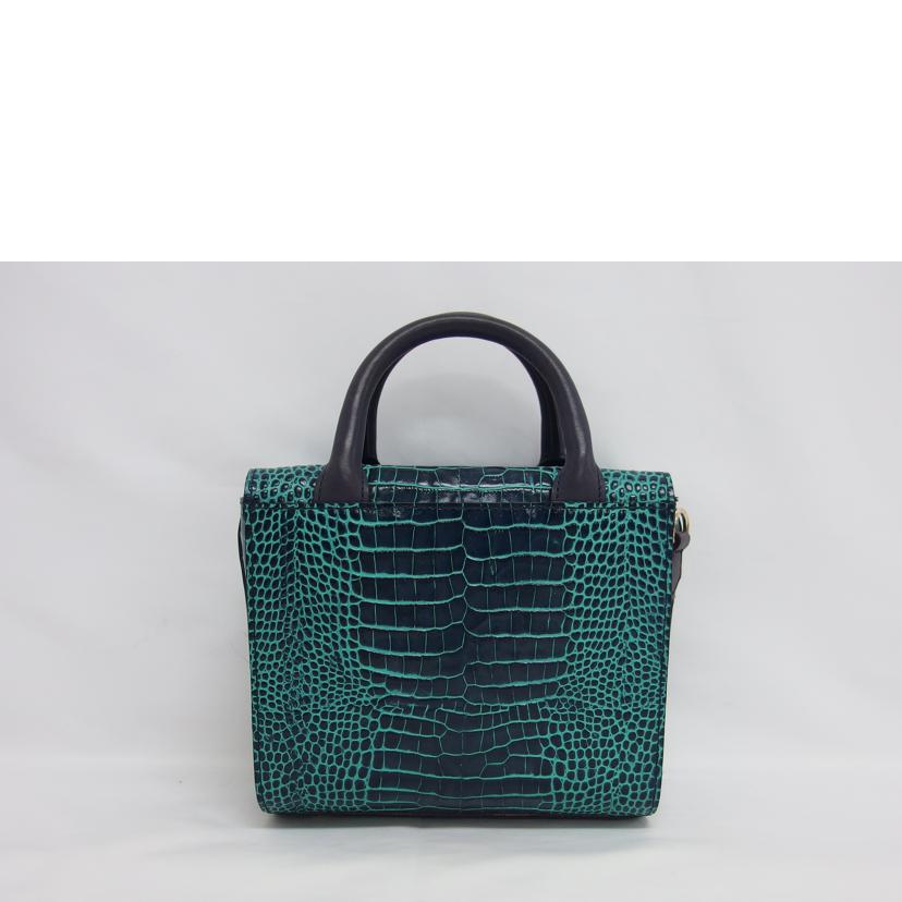 Vivienne Westwood ヴィヴィアンウエストウッド/レザークロコ型押し2WAYショルダーバッグ//ABランク/04