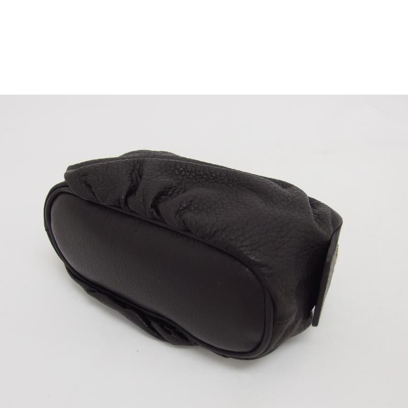 GUCCI グッチ/バンブー/レザーコスメポーチ/ダークブラウン/246174//491***/Aランク/04