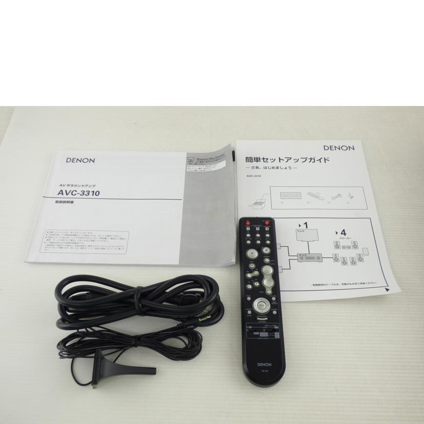 DENON デノン/AVアンプ/AVC-3310//9073300105/Aランク/64