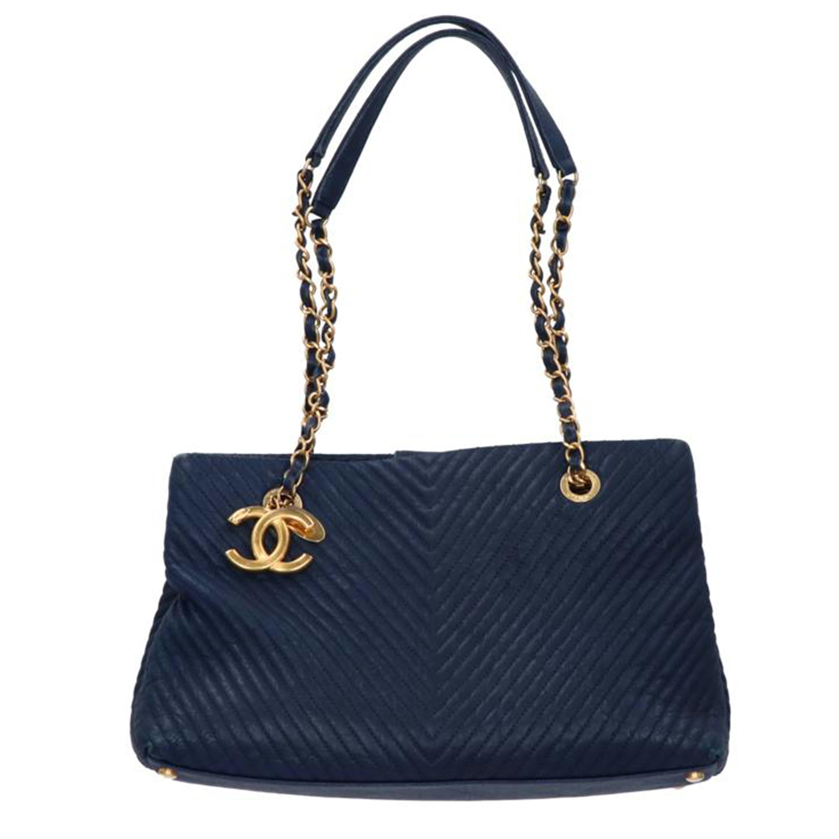 CHANEL シャネル/Vステッチチェーンショルダー/92089//220*****/BCランク/75