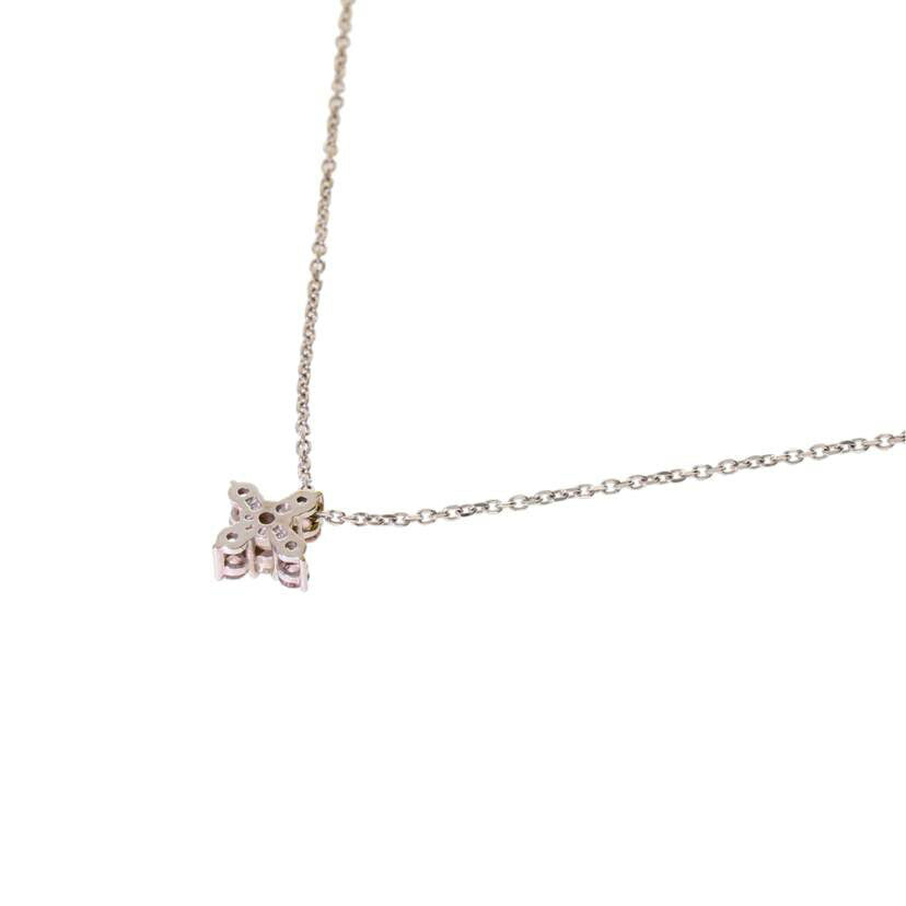 /K18WGダイヤネックレスD0.18ct/9261180053557//Aランク/75