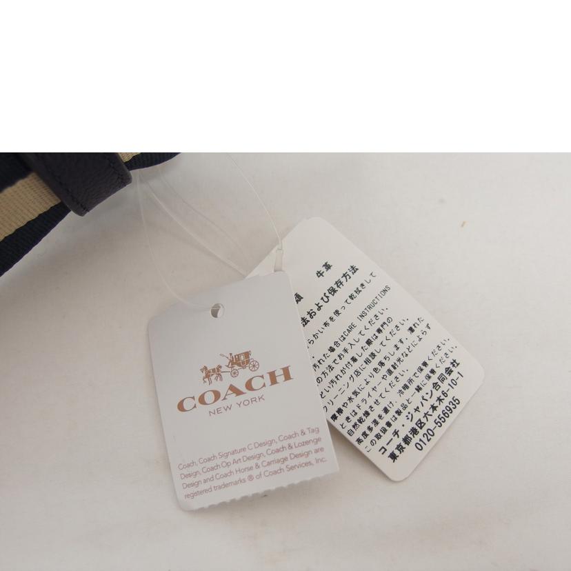 COACH コーチ/チャールズスモール/メッセンジャーバッグ/ネイビー/F72362//D1644/Aランク/04