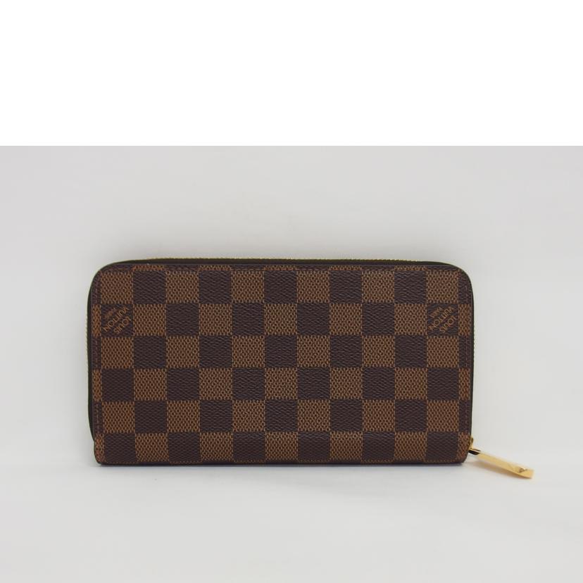 LV ルイ・ヴィトン 長財布 定番 人気 ラウンドファスナー長財布 ブラウン/ジッピーウォレット/ダミエ/エベヌ/N41661//ICチ***/Aランク/04