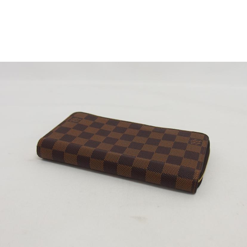 LV ルイ・ヴィトン 長財布 定番 人気 ラウンドファスナー長財布 ブラウン/ジッピーウォレット/ダミエ/エベヌ/N41661//ICチ***/Aランク/04