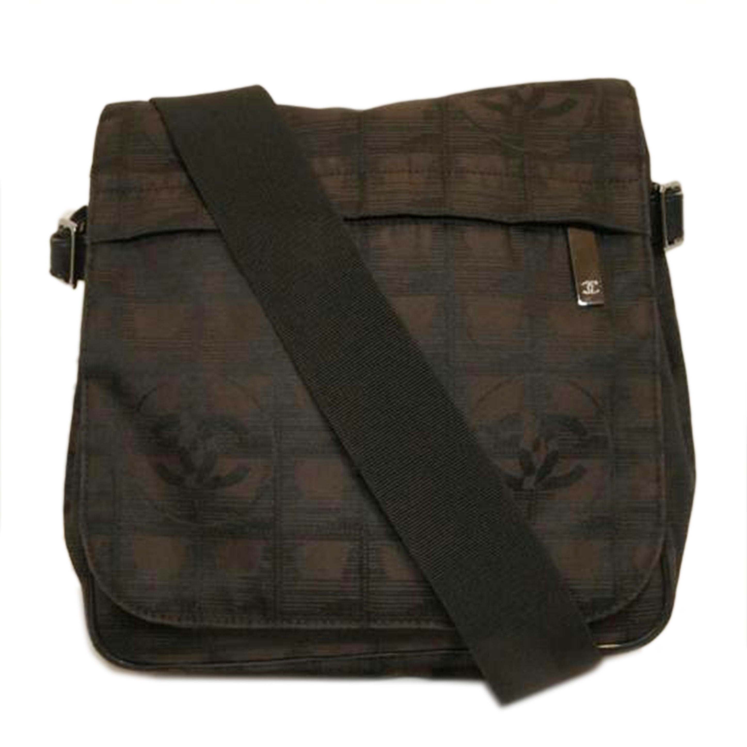 CHANEL シャネル/ニュートラベルラインショルダーバッグブラウン//9979859/Aランク/92