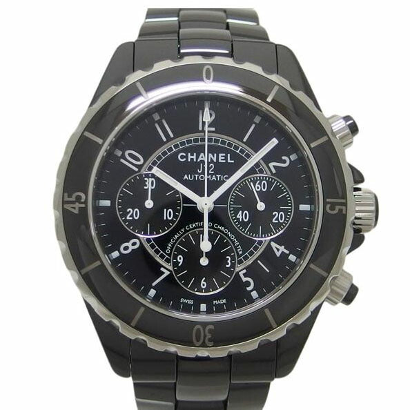 CHANEL シャネル/J12/クロノグラフ/ブラックラッカー/自動巻き/H0940//DMF69546/ABランク/04