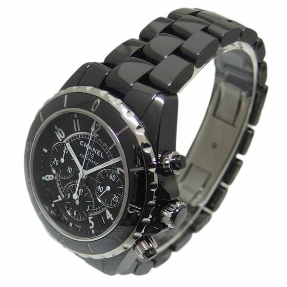 CHANEL シャネル/J12/クロノグラフ/ブラックラッカー/自動巻き/H0940//DMF69546/ABランク/04