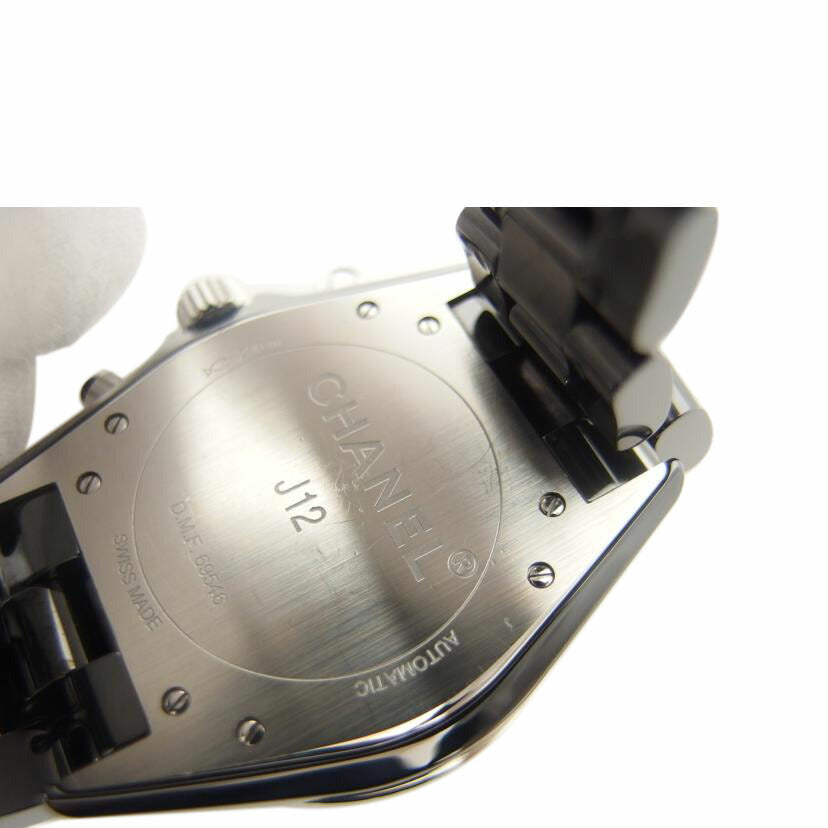 CHANEL シャネル/J12/クロノグラフ/ブラックラッカー/自動巻き/H0940//DMF69546/ABランク/04