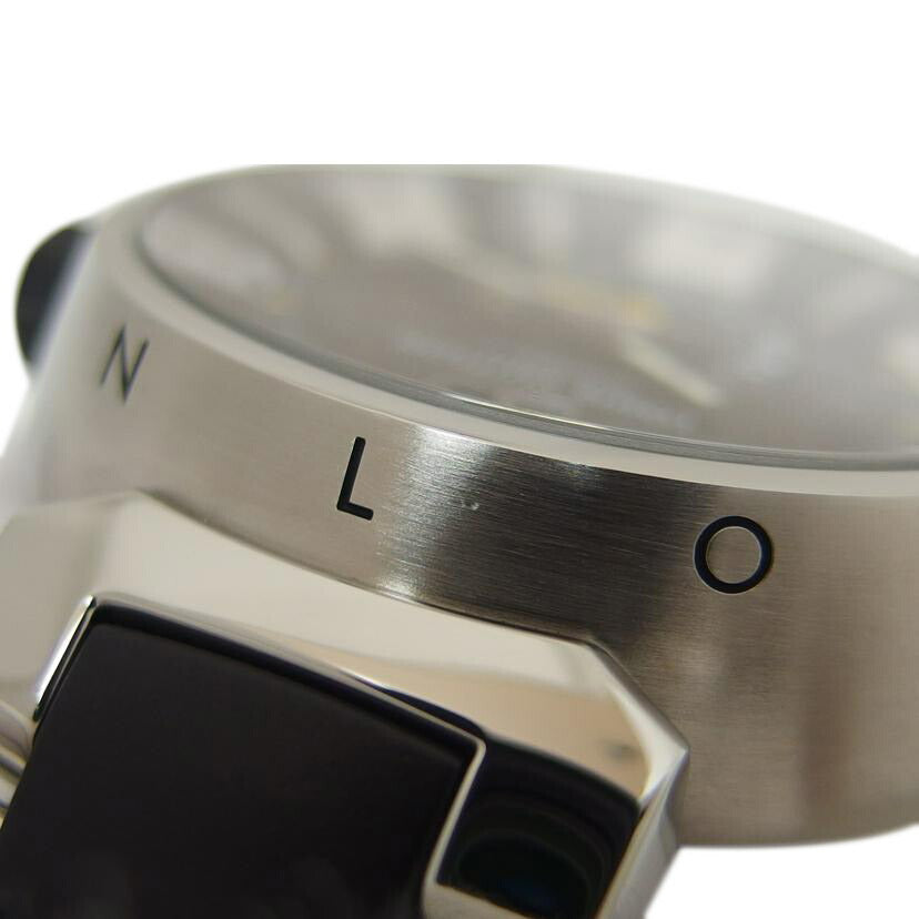 LV ルイヴィトン/タンブール インブラック/パワーリザーブ/デイト/自動巻き/Q109G//SI0016/Aランク/04