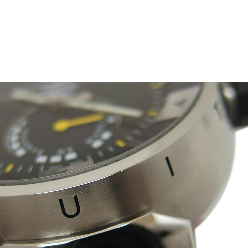 LV ルイヴィトン/タンブール インブラック/パワーリザーブ/デイト/自動巻き/Q109G//SI0016/Aランク/04