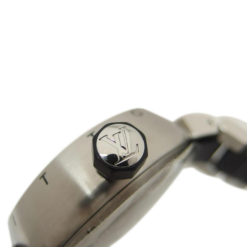 LV ルイヴィトン/タンブール インブラック/パワーリザーブ/デイト/自動巻き/Q109G//SI0016/Aランク/04