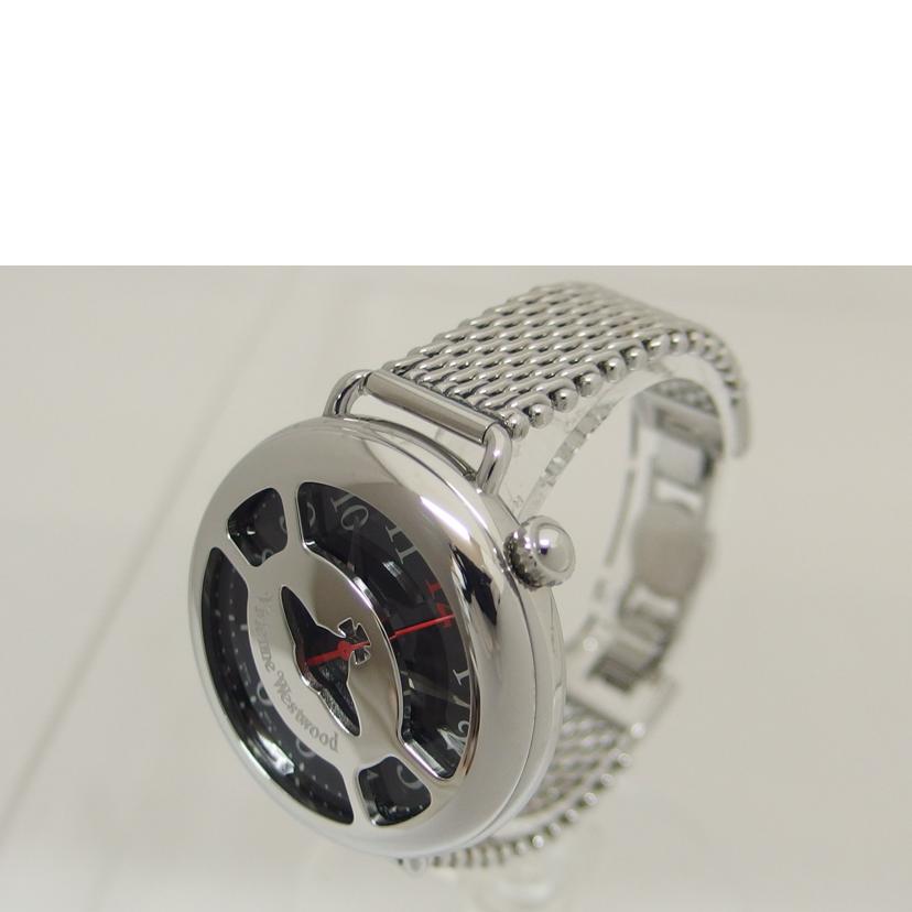 Vivienne.W ヴィヴィアンウエストウッド/オーブ/ブラック文字盤アナログウォッチ/クォーツ/VW9034-B31//9593/ABランク/04