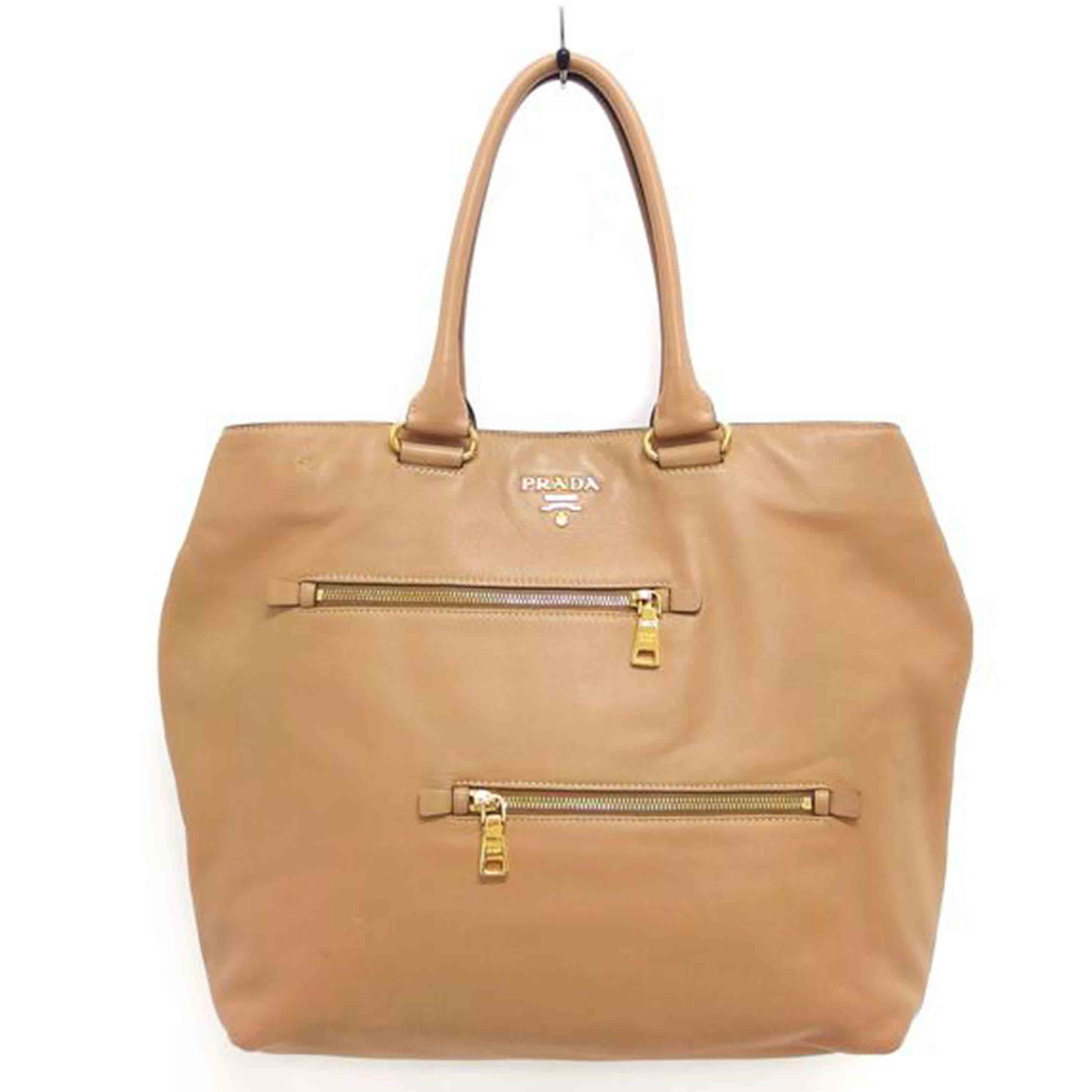 PRADA プラダ ハンドバッグ/ソフトカーフ/2WAYショルダーバッグ/キャメル/BR4693//208/ABランク/04