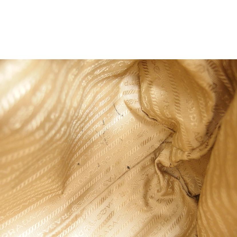 PRADA プラダ ハンドバッグ/ソフトカーフ/2WAYショルダーバッグ/キャメル/BR4693//208/ABランク/04