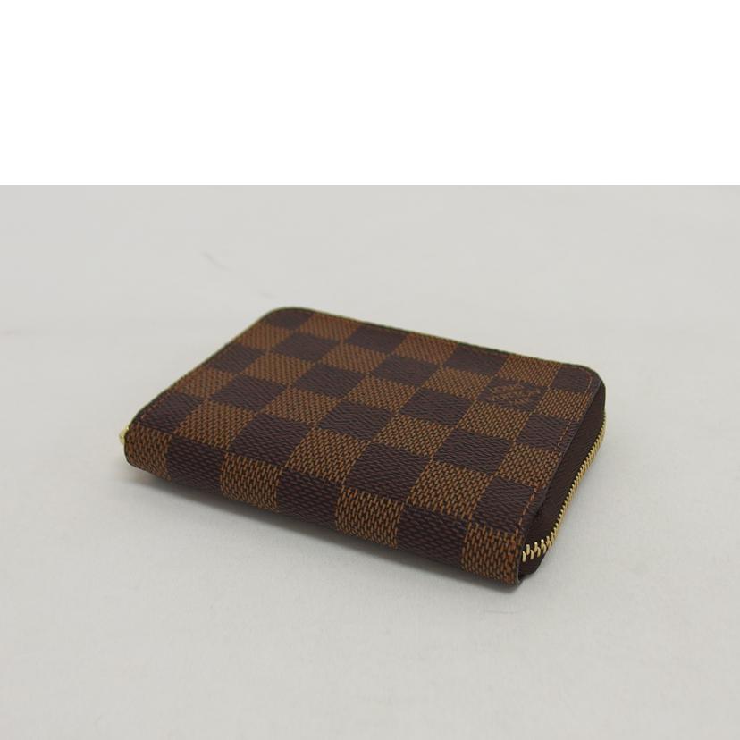 LV ルイ・ヴィトン コンパクトウォレット ラウンドファスナー ブラウン/ジッピー・コインパース/ダミエ/エベヌ/N63070//TS4***/Aランク/04