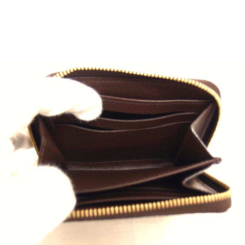 LV ルイ・ヴィトン コンパクトウォレット ラウンドファスナー ブラウン/ジッピー・コインパース/ダミエ/エベヌ/N63070//TS4***/Aランク/04