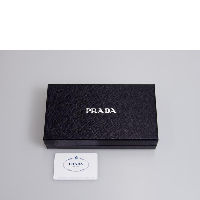 PRADA プラダ/SAFFIANOMULTIC NERO+PEONIA/1M1132//Bランク/76