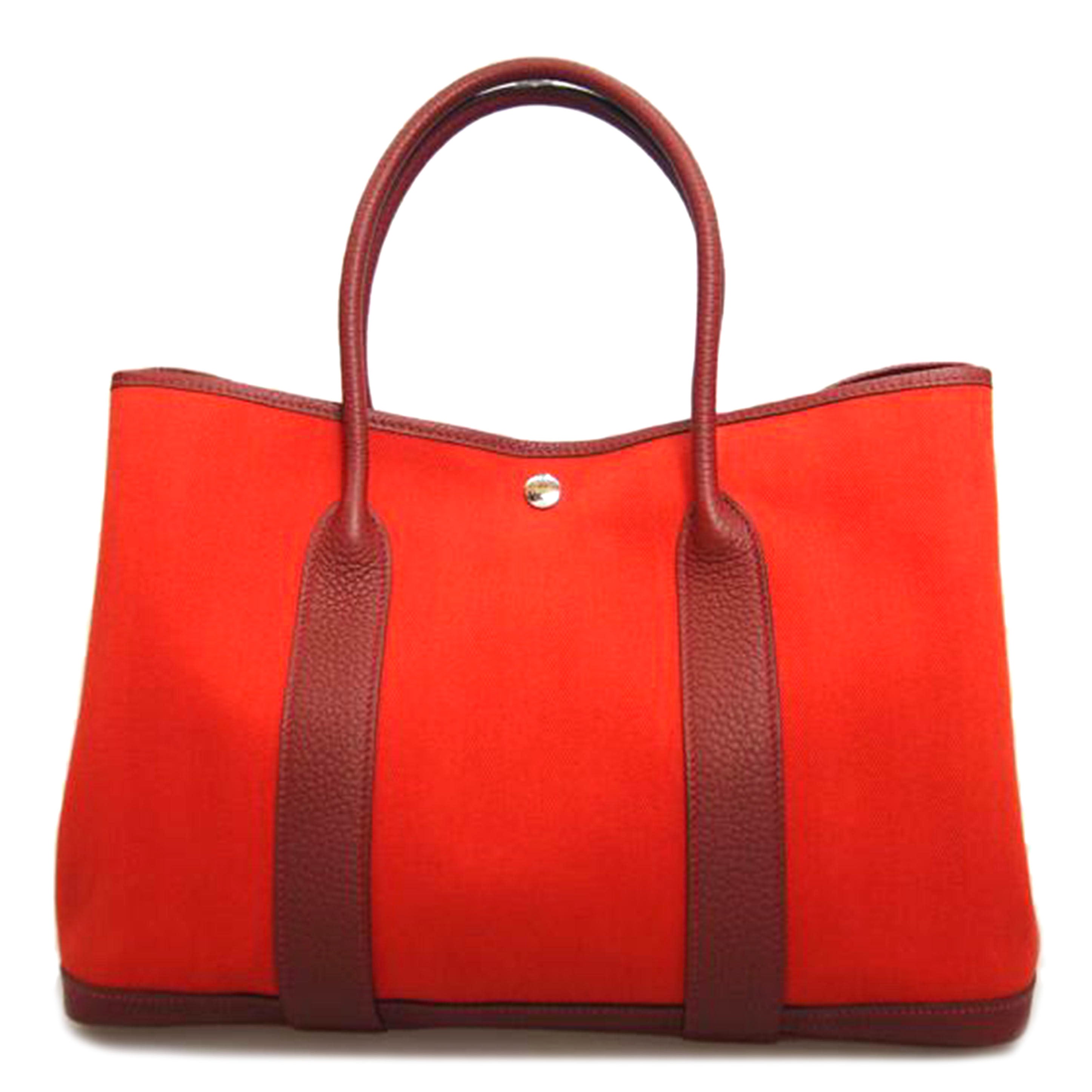 HERMES エルメス/ガーデンパーティPM/トワイオフィシェレッド//□R刻印/ABランク/76