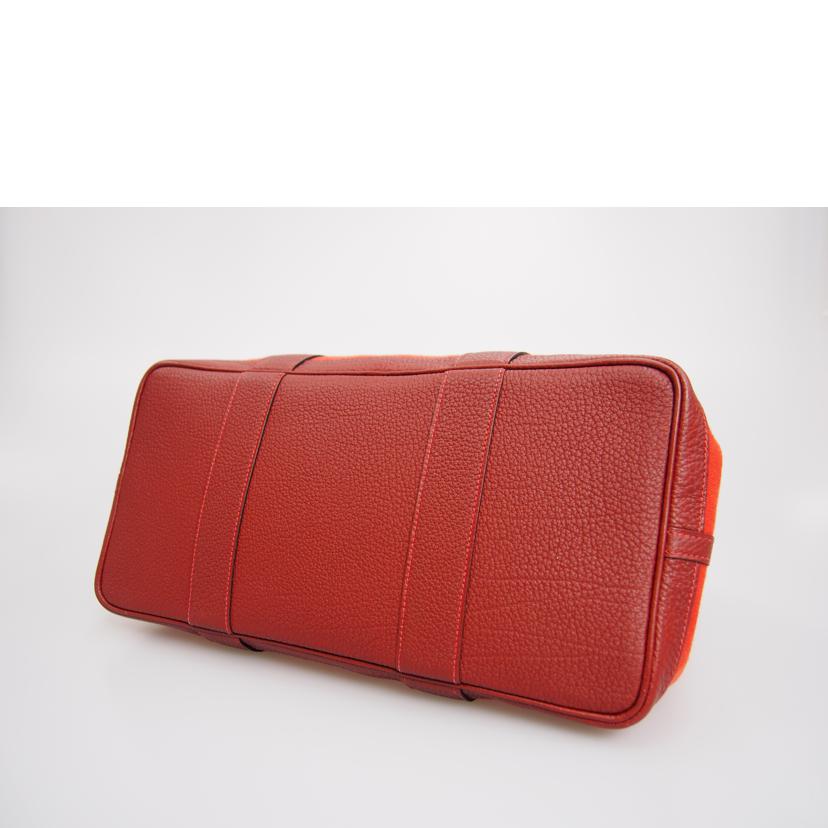 HERMES エルメス/ガーデンパーティPM/トワイオフィシェレッド//□R刻印/ABランク/76