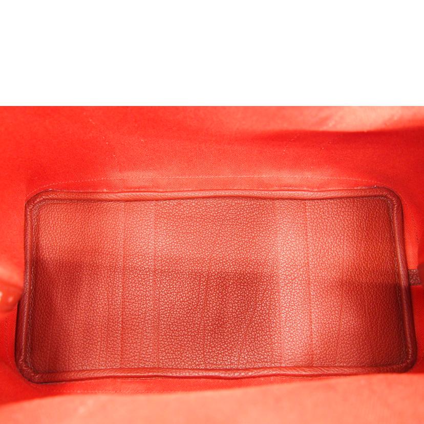 HERMES エルメス/ガーデンパーティPM/トワイオフィシェレッド//□R刻印/ABランク/76