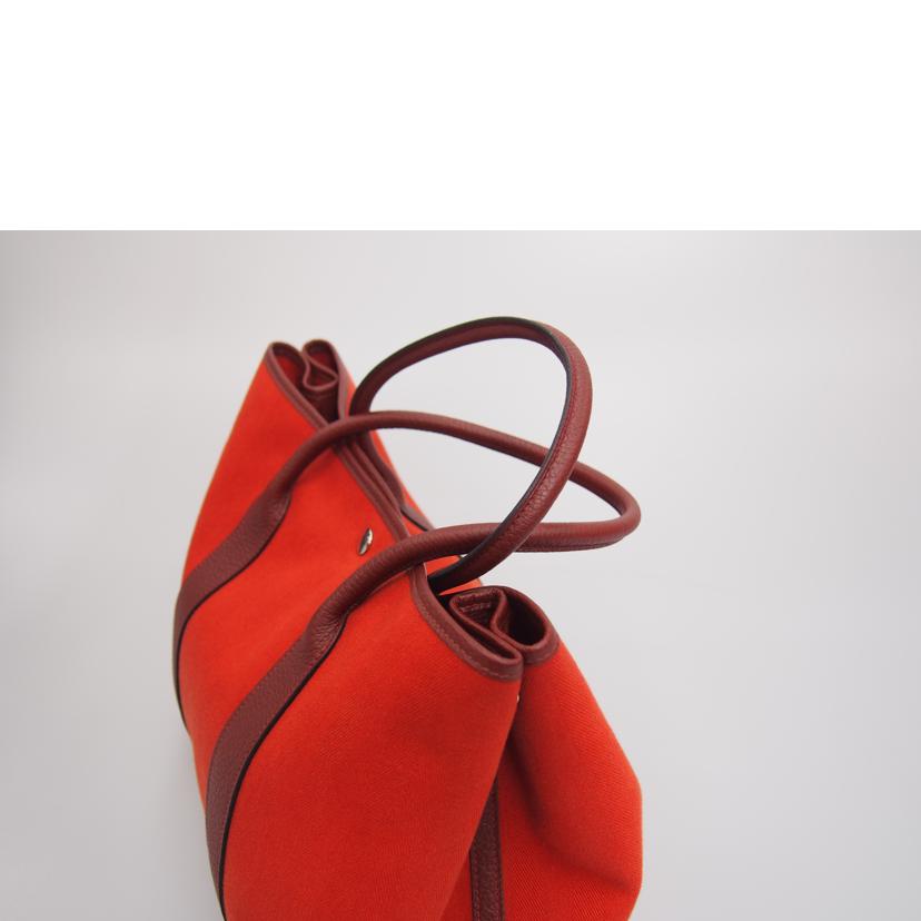 HERMES エルメス/ガーデンパーティPM/トワイオフィシェレッド//□R刻印/ABランク/76