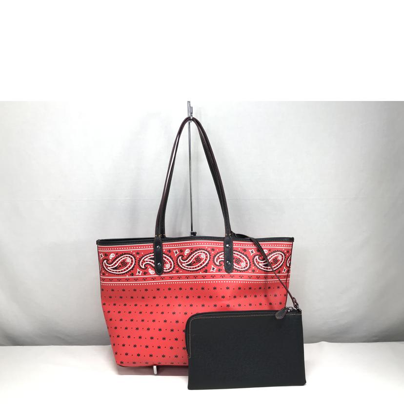 COACH/リバーシブル Disneyコラボ トート ポーチ付/F59376//ABランク/51