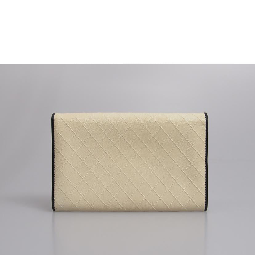 CHANEL シャネル/ゴートレザーダイヤステッチ/コンパクト・ウォレット//11531819/Aランク/76