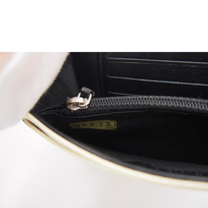 CHANEL シャネル/ゴートレザーダイヤステッチ/コンパクト・ウォレット//11531819/Aランク/76