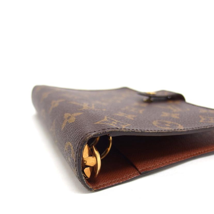 LV ルイ・ヴィトン 手帳カバー 6穴バインダー ブラウン/アジェンダMM/モノグラム/R20105//SP0***/ABランク/04
